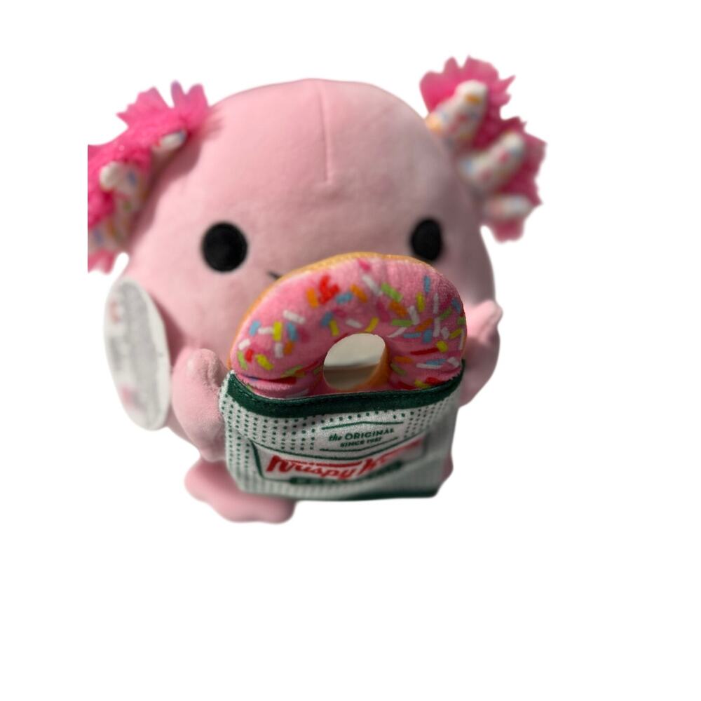 ZURU Snackles Series 2 Abbie Axolotl Krispy Kreme Plush w/ Tags